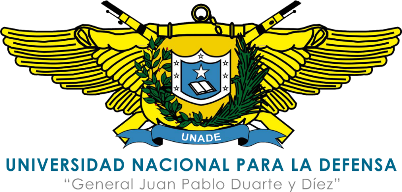 Escudo y firma institucional de la Universidad Nacional para la Defensa